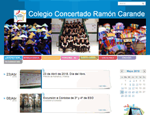 Tablet Screenshot of colegioramoncarande.org